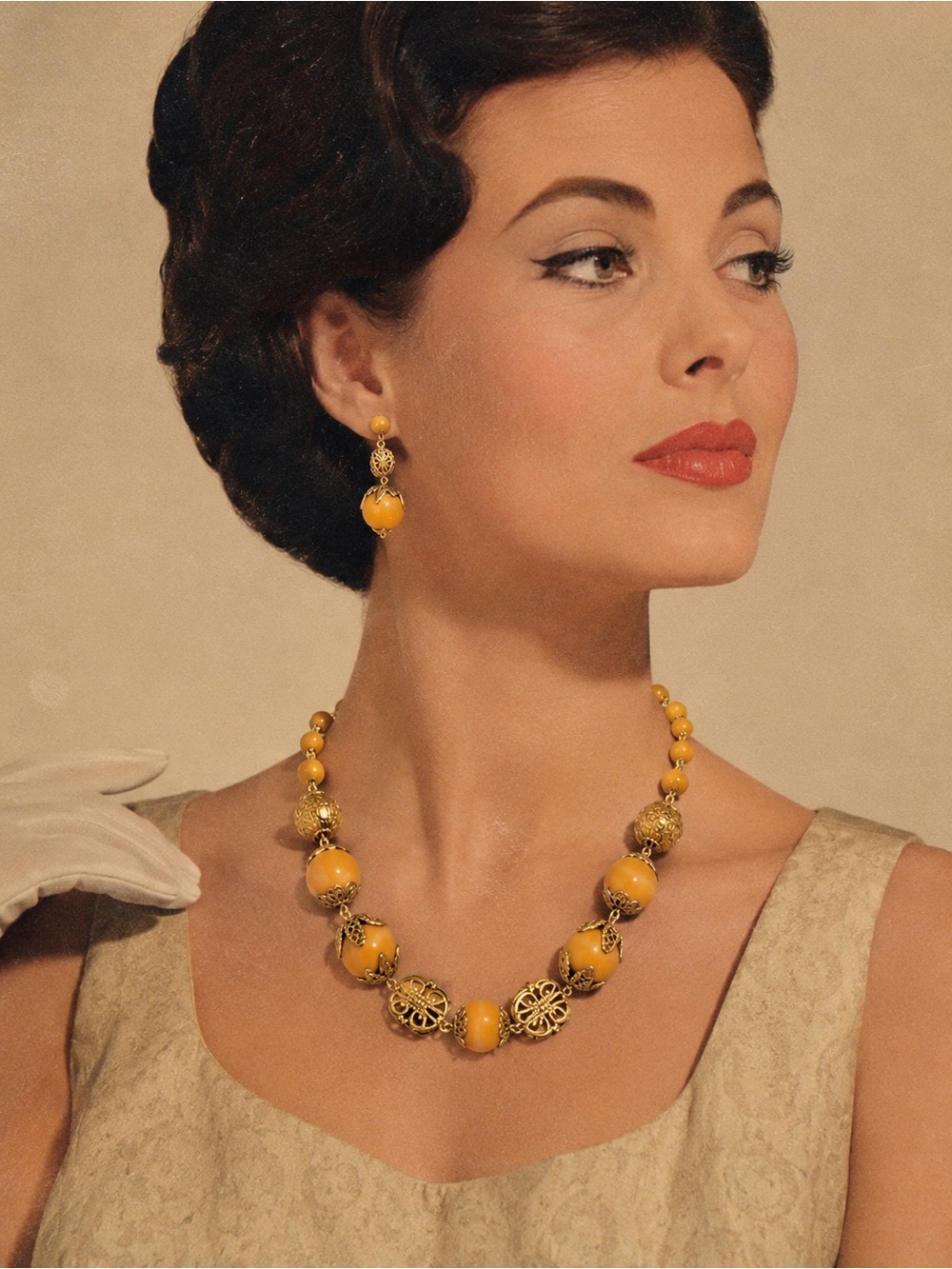 Vintage Vendome Necklace & Earrings Set